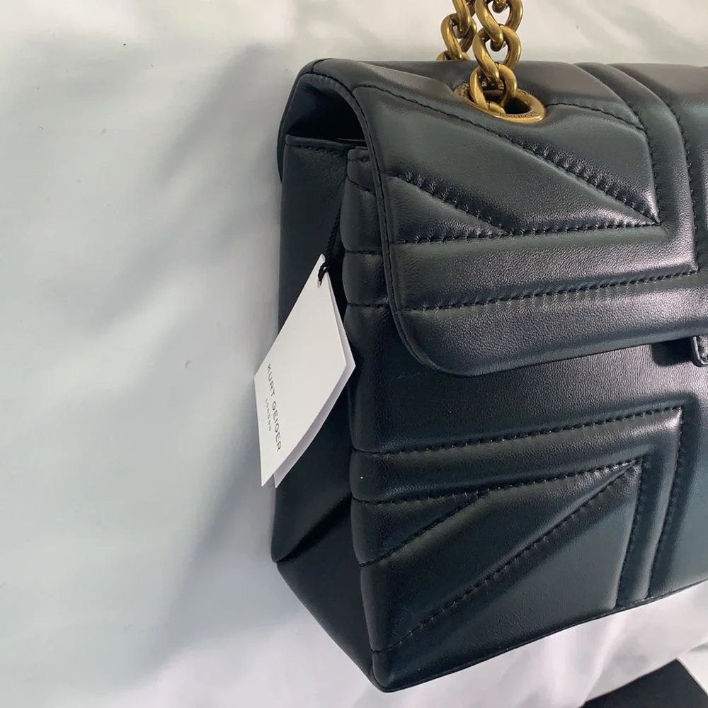 - KURT GEIGER LONDON KENSINGTON LEATHER  SHOULDER BAG_7